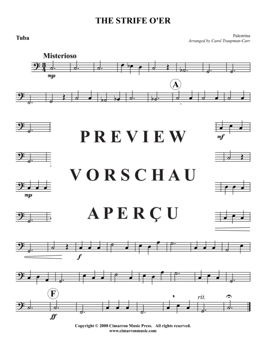 Produktgalerie: Seite 9 von 9 The Strife is Oer , , (Blechbläserquintett)