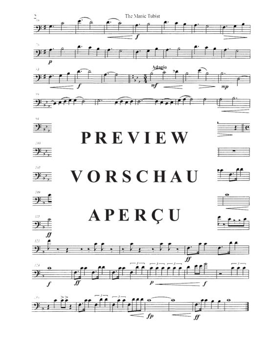 Product gallery: Page 19 of 21 The Manic Tubist , , (Tuba Quartett EETT + Tuba Solo)