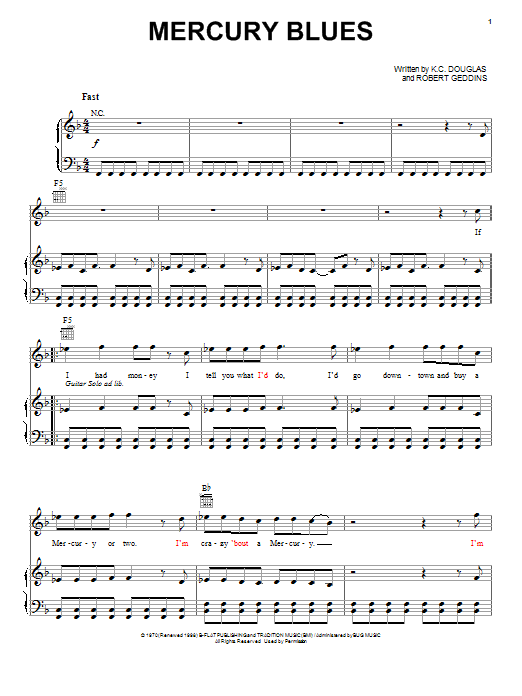 Produktbild zu: Mercury Blues