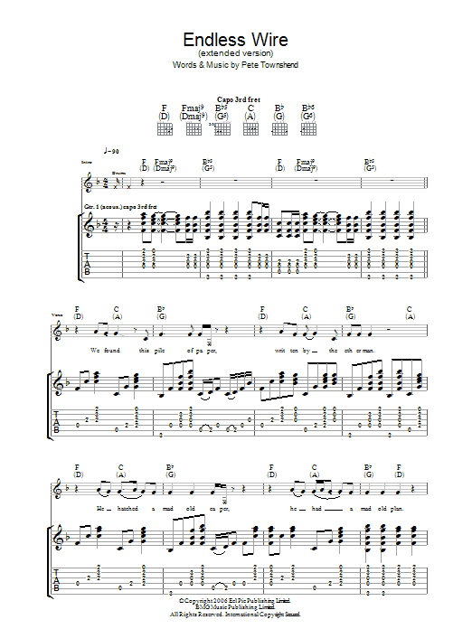 Produktgalerie: Seite 1 von 1 Endless Wire (Extended Version), The Who, Gitarre