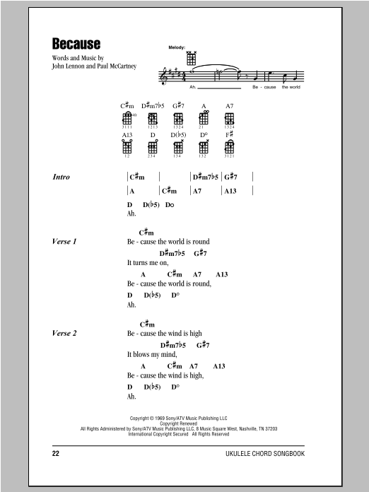 Product gallery: Page 1 of 1 Because, The Beatles