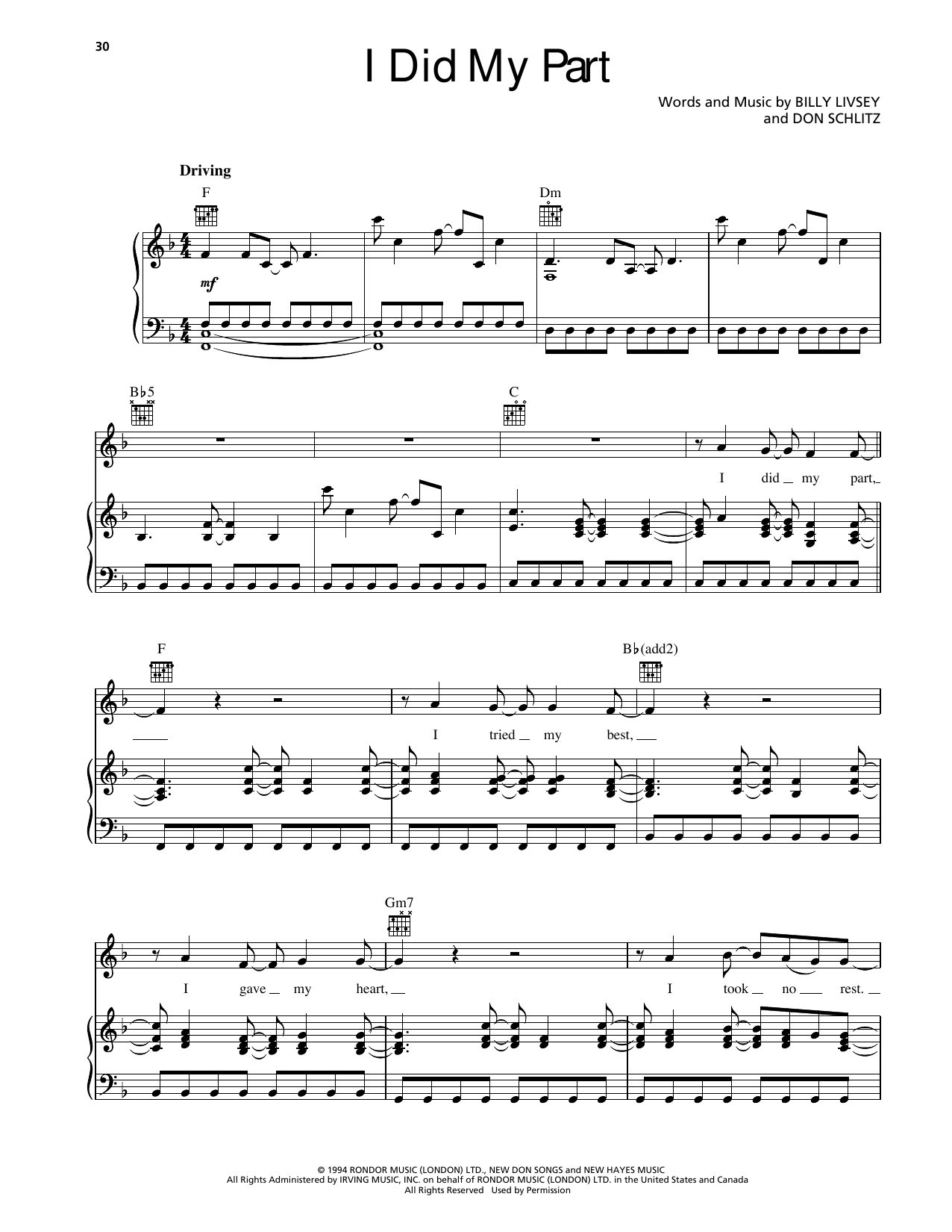 Produktgalerie: Seite 1 von 1 I Did My Part, Randy Travis, Gesang, Gitarre, Klavier