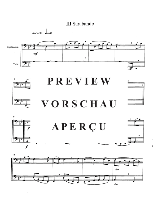 Product gallery: Page 12 of 21 Suite for Tuba and Euphonium , , (Tuba Duet)