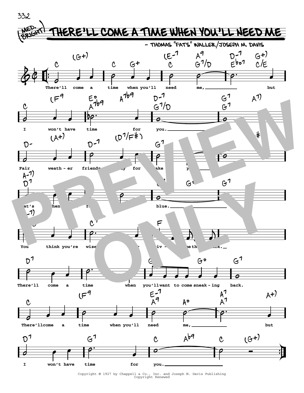 Product picture to: There'll Come A Time When You'll Need Me (arr. Robert Rawlins)