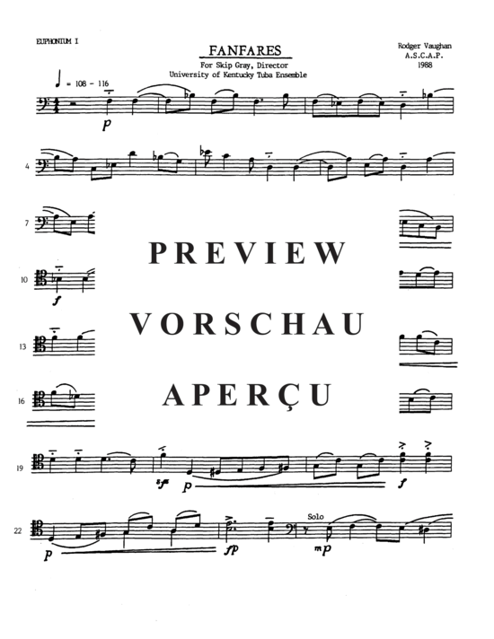 Product gallery: Page 3 of 10 Fanfares , , (Tuba Quartett EETT)