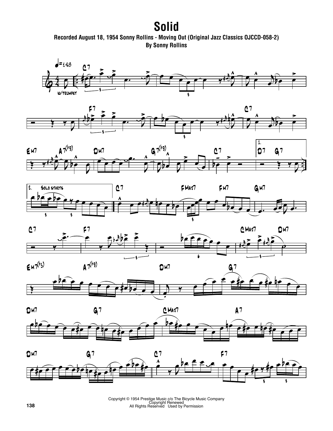 Product gallery: Page 1 of 1 Solid, Sonny Rollins
