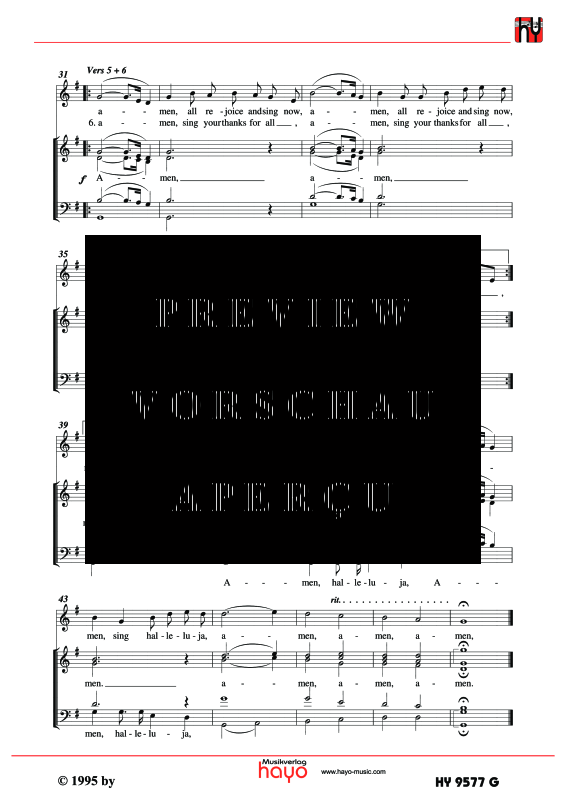 gallery: Amen, , (Gemischter Chor und Vorsänger)
