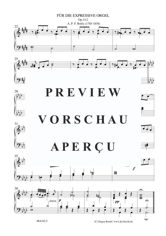 Produktgalerie: Seite 3 von 3 Für die Expressive Orgel Op,14.2, , Orgel Solo