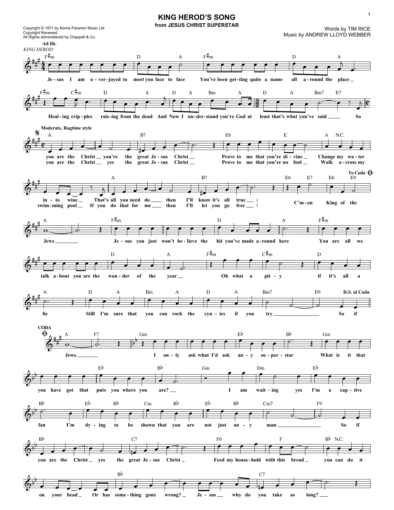 Produktbild zu: King Herod's Song