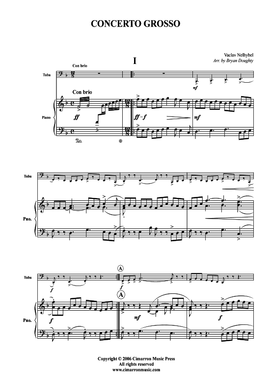 Product picture to: Concerto Grosso Vaclav Nelhybel