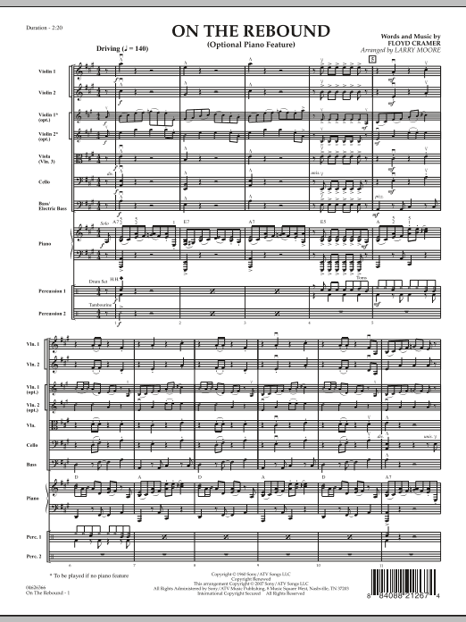 Produktbild zu: On the Rebound - Full Score