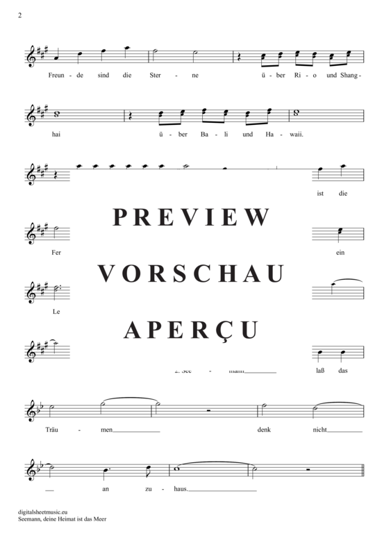 Produktgalerie: Seite 3 von 4 Seemann, Deine Heimat Ist Das Meer , Quinn, Freddy, (Oboe)