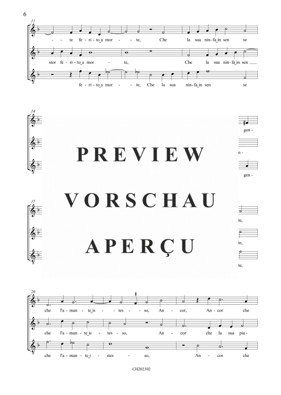 gallery: Libro Primo de Madrigali a tre voci (1575), , (Gemischter Chor 3-stimmig SSB)
