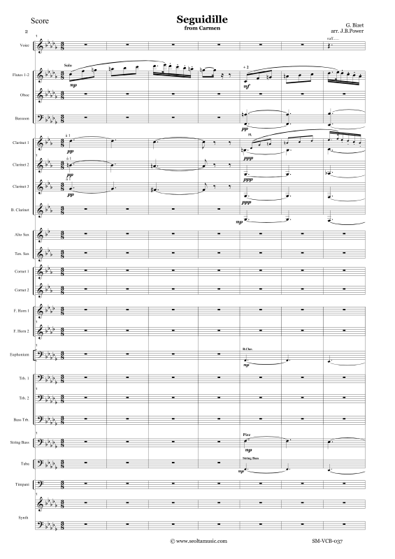 Produktbild zu: Pres des remparts de Seville (Seguidilla from Carmen)Georges Bizet