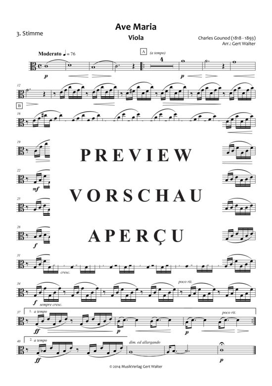 gallery: Ave Maria , , (Quintett flexible Besetzung)