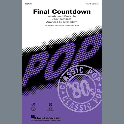 Produktbild zu: Final Countdown (arr. Kirby Shaw)