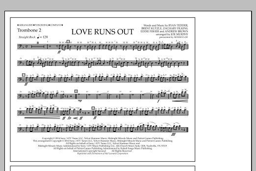 Product picture to: Love Runs Out - Trombone 2