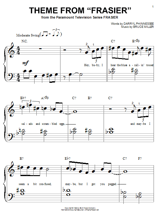 Produktbild zu: Theme From "Frasier"
