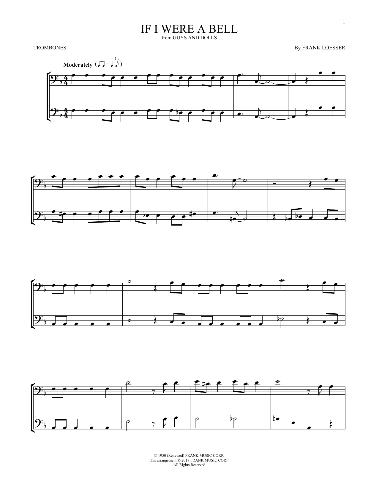 Product gallery: Page 1 of 1 If I Were A Bell, Frank Loesser