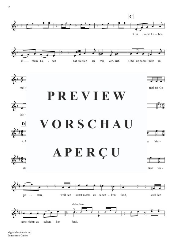 Product gallery: Page 3 of 5 In Meinem Garten, Mey, Reinhard, Klarinette in B