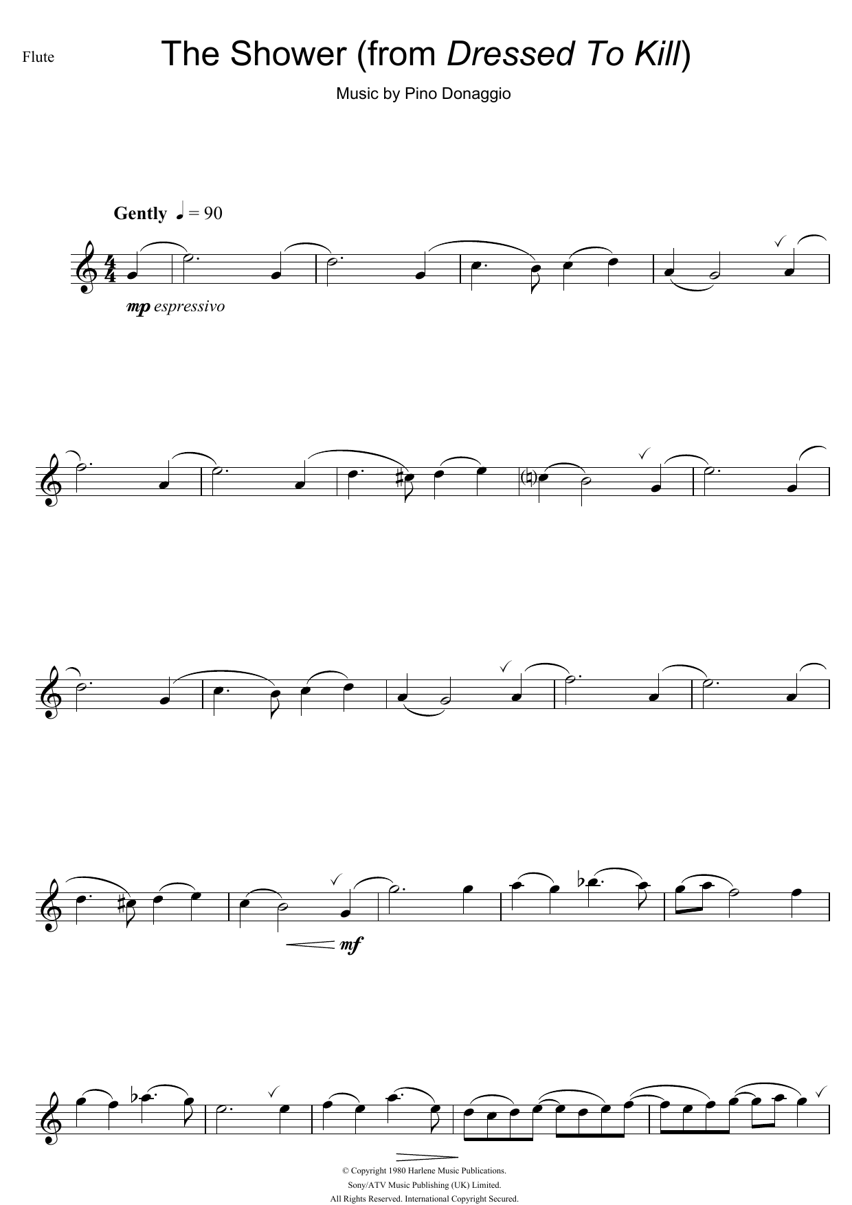 Product gallery: Page 1 of 1 The Shower (from Dressed To Kill), Pino Donaggio