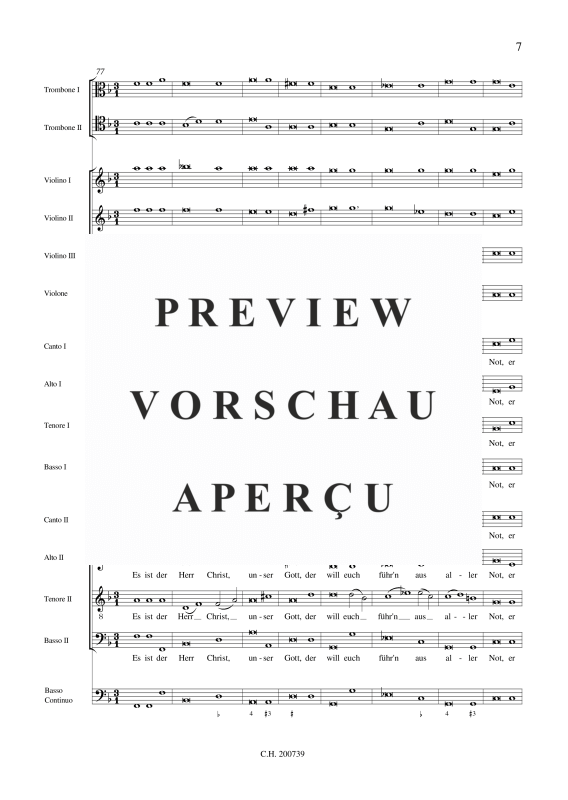 gallery: Vom Himmel hoch - Englischer Lobgesang, , (Doppelchor, Soli, 3 Violinen, 2 Trombonen, Violone und BC)