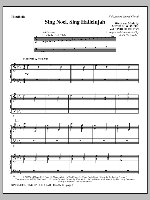Product picture to: Sing Noel, Sing Hallelujah - Handbells