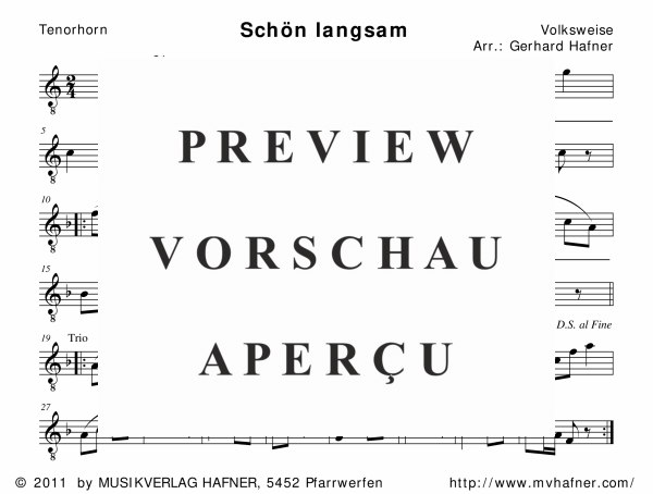 Product gallery: Page 8 of 11 Schön langsam, , (woodwind and brass)