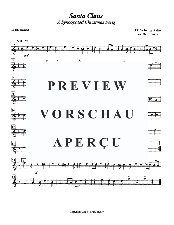Produktgalerie: Seite 10 von 11 Santa Claus, , Blechbläser Quintett