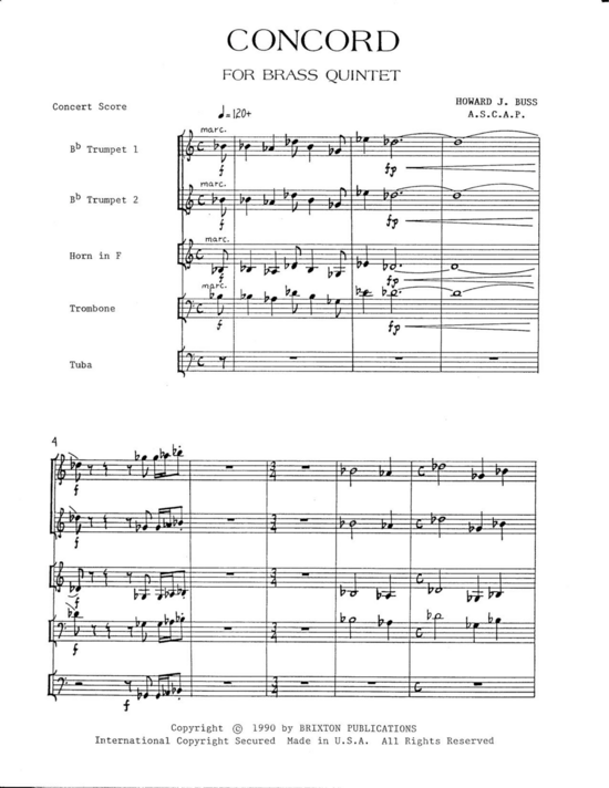 Produktbild zu: Concord Howard J. Buss 