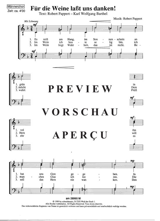 gallery: Für die Weine lasst uns danken , , (Männerchor)