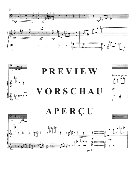 Produktgalerie: Seite 6 von 21 Deformation IV , , (Tuba + Klavier)