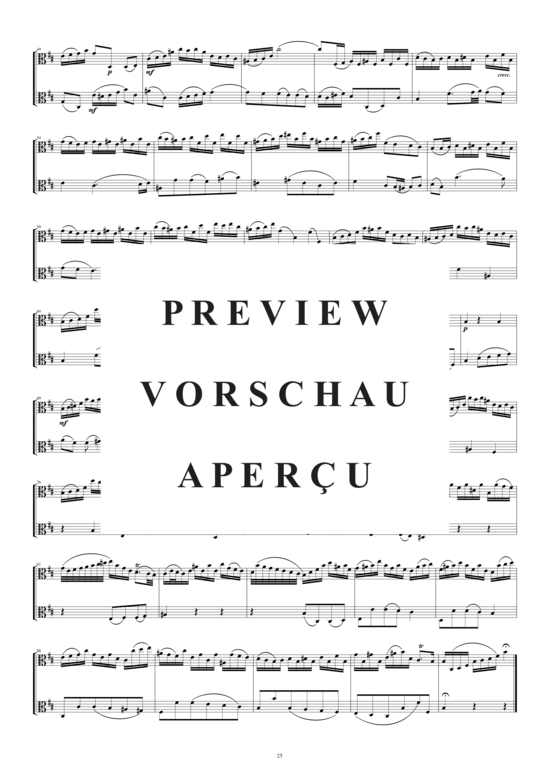 Product gallery: Page 3 of 3 Arie aus der Kantate Nr.101 für zwei Bratschen, , 