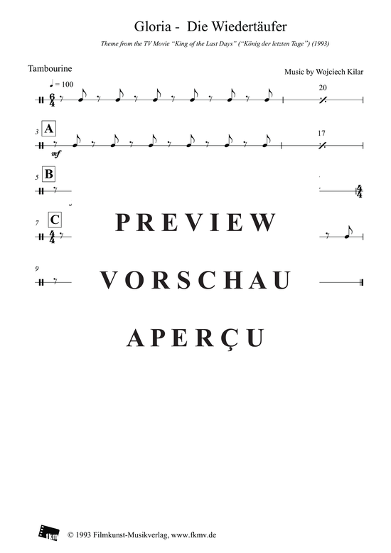 Product gallery: Page 4 of 6 König der letzten Tage - Gloria: Tamburin, , Drums