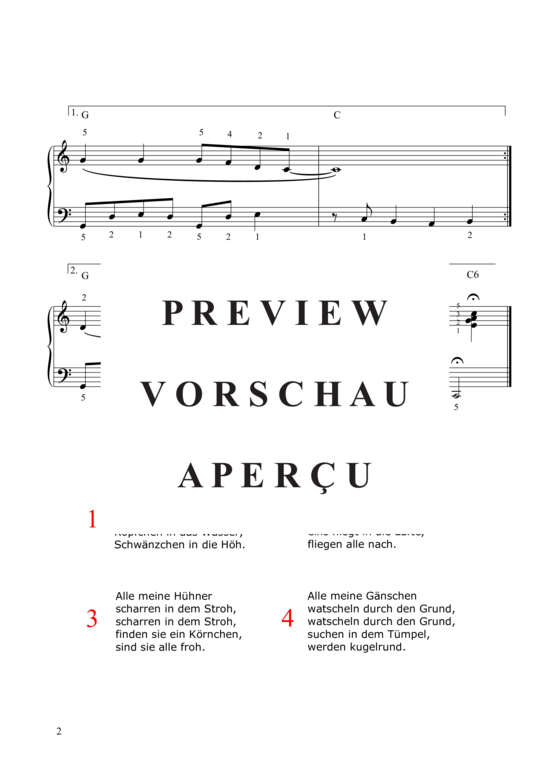 Product gallery: Page 3 of 3 Der Enten - Boogie (C - Dur) , , Piano Solo