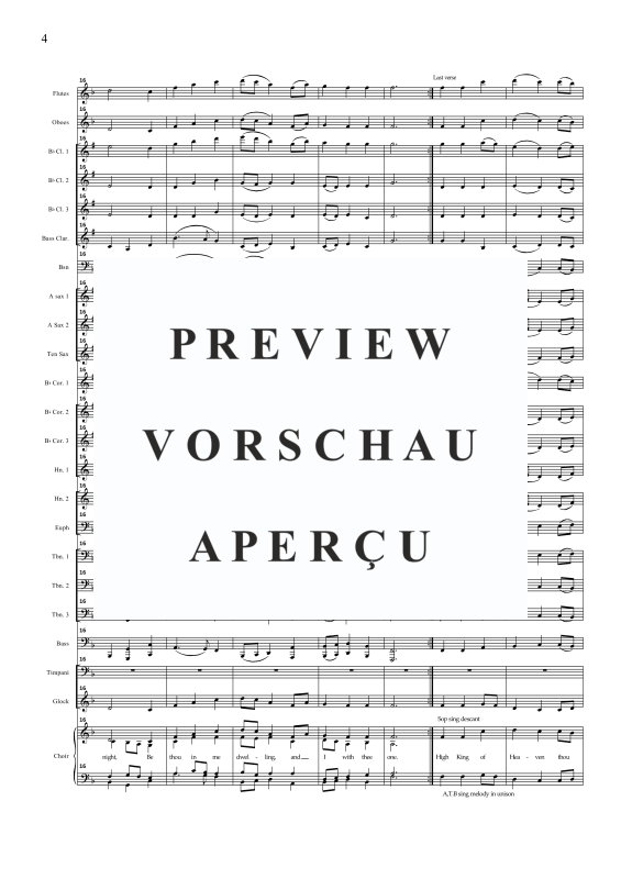 Produktgalerie: Seite 6 von 11 Be thou my vision, , Gemischter Chor und Concert Band