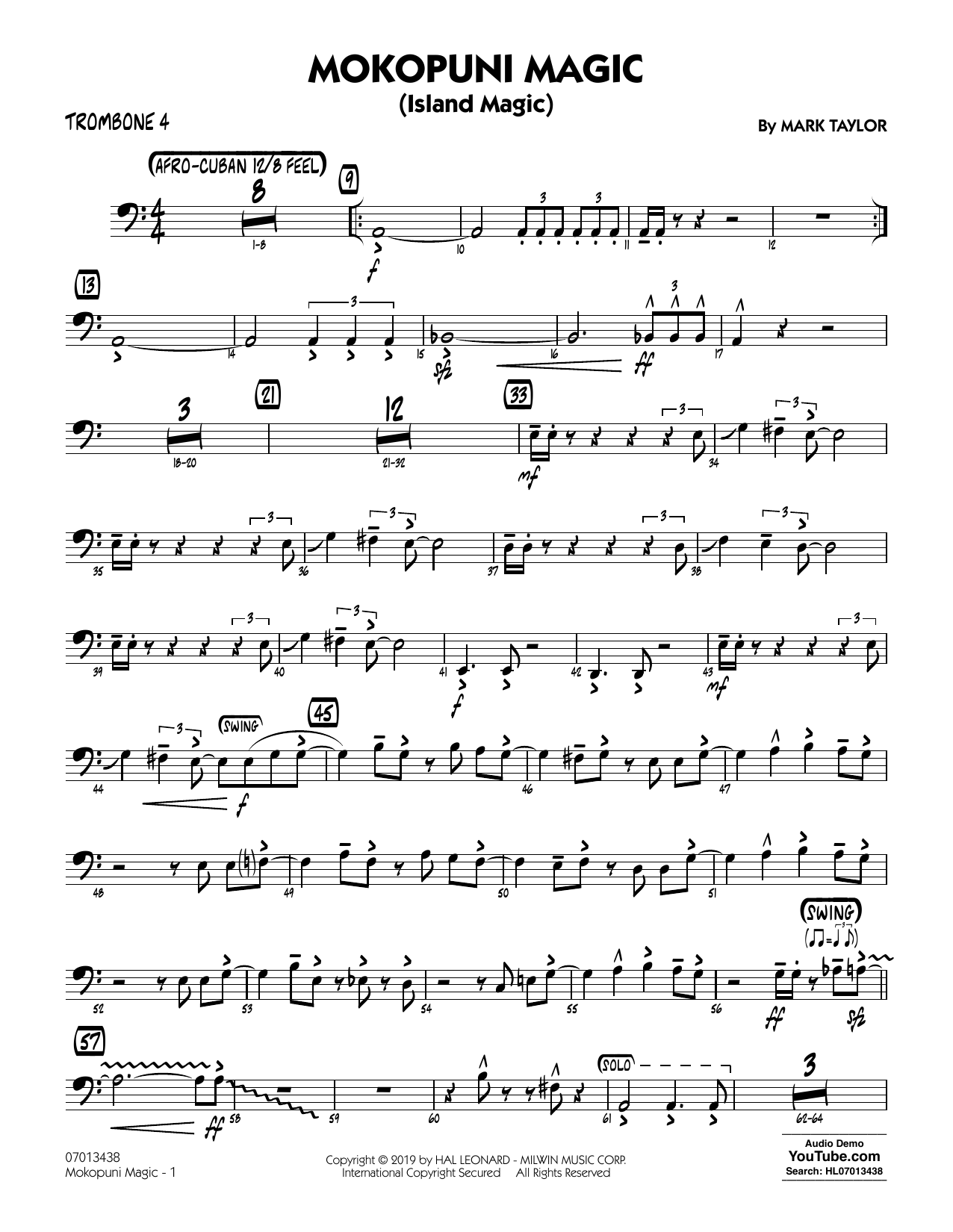 Produktgalerie: Seite 1 von 1 Mokopuni Magic (Island Magic) - Trombone 4, Mark Taylor