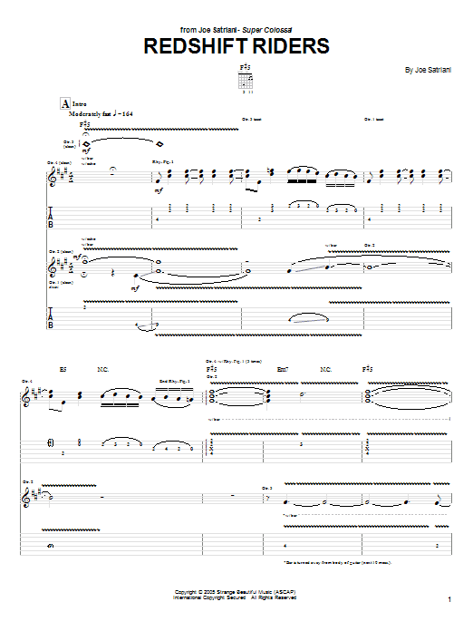 Produktgalerie: Seite 1 von 1 Redshift Riders, Joe Satriani, Gitarre