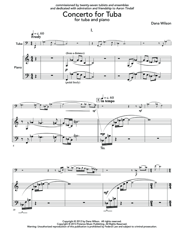 Product gallery: Page 1 of 11 Concerto, , (tuba and piano)