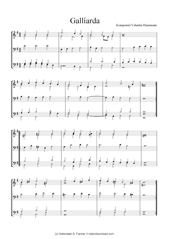 Produktbild zu: Galliarda Valentin Hausmann