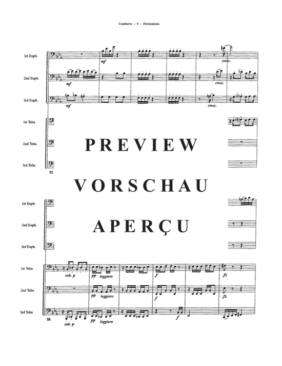 Produktgalerie: Seite 8 von 21 Declarations , , (Tuba Ensemble EEETTT)