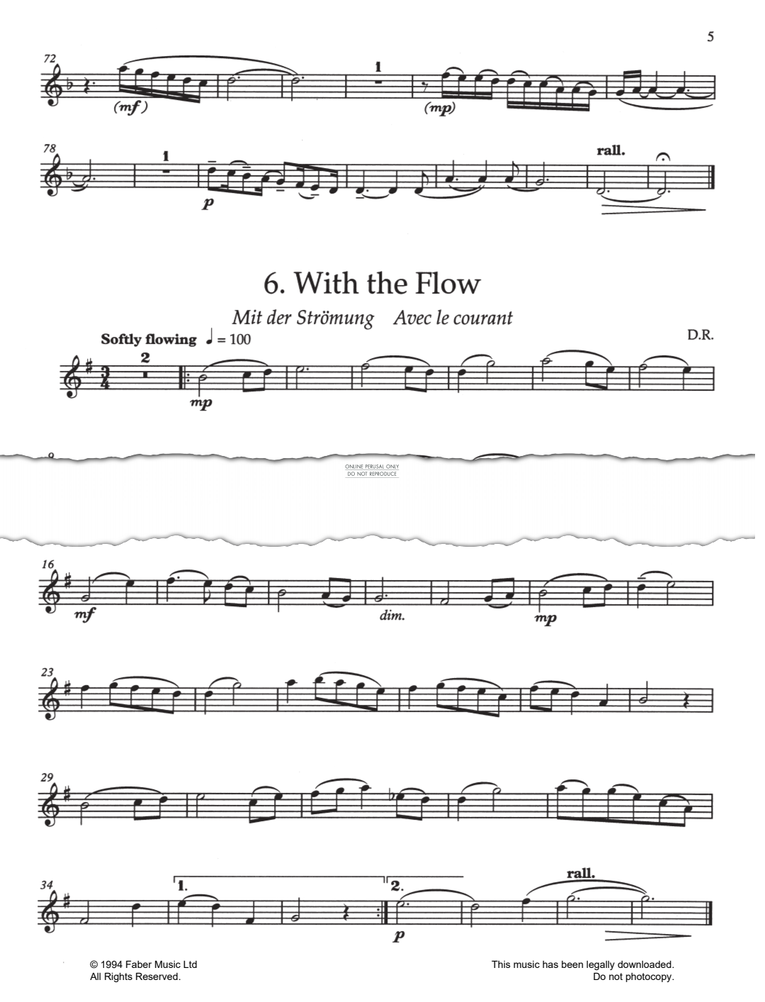 Product gallery: Page 1 of 1 With The Flow, Daryl Runswick