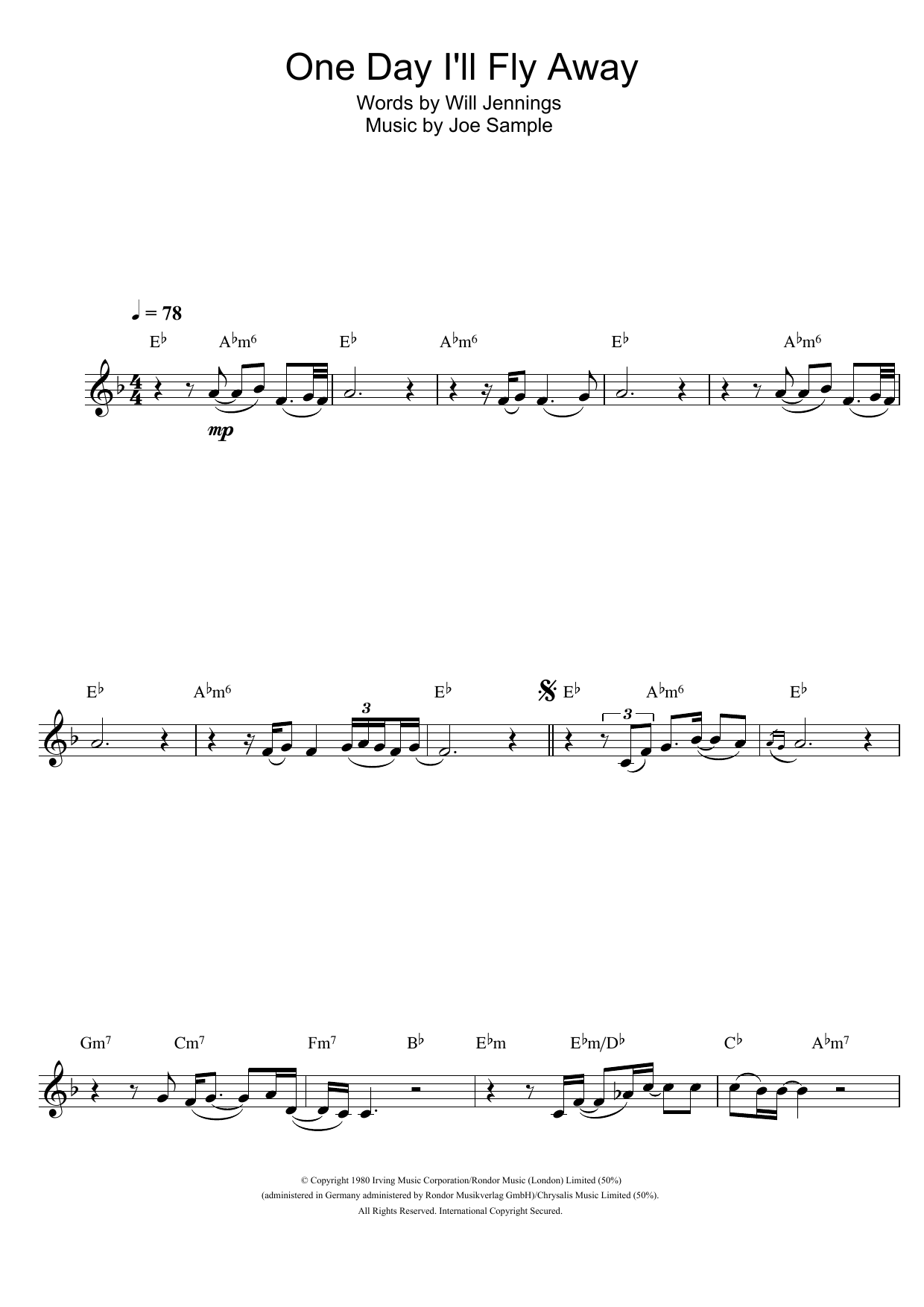 Product gallery: Page 1 of 1 One Day I'll Fly Away, Randy Crawford