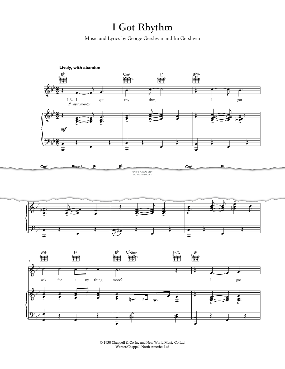 Product picture to: I Got Rhythm