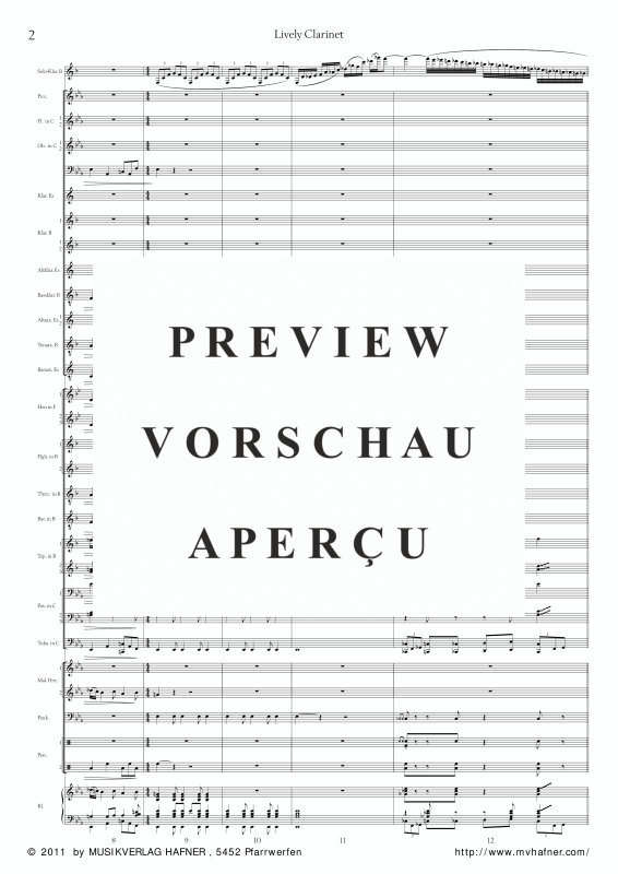 Product gallery: Page 7 of 11 Lively Clarinet, , (large wind orchestra)