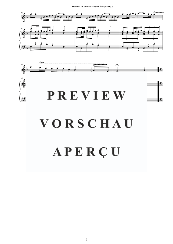 Product gallery: Page 7 of 11 Oboe Concerto No.9 in F-Dur Op.7, , Oboe and Piano/Harpsichord