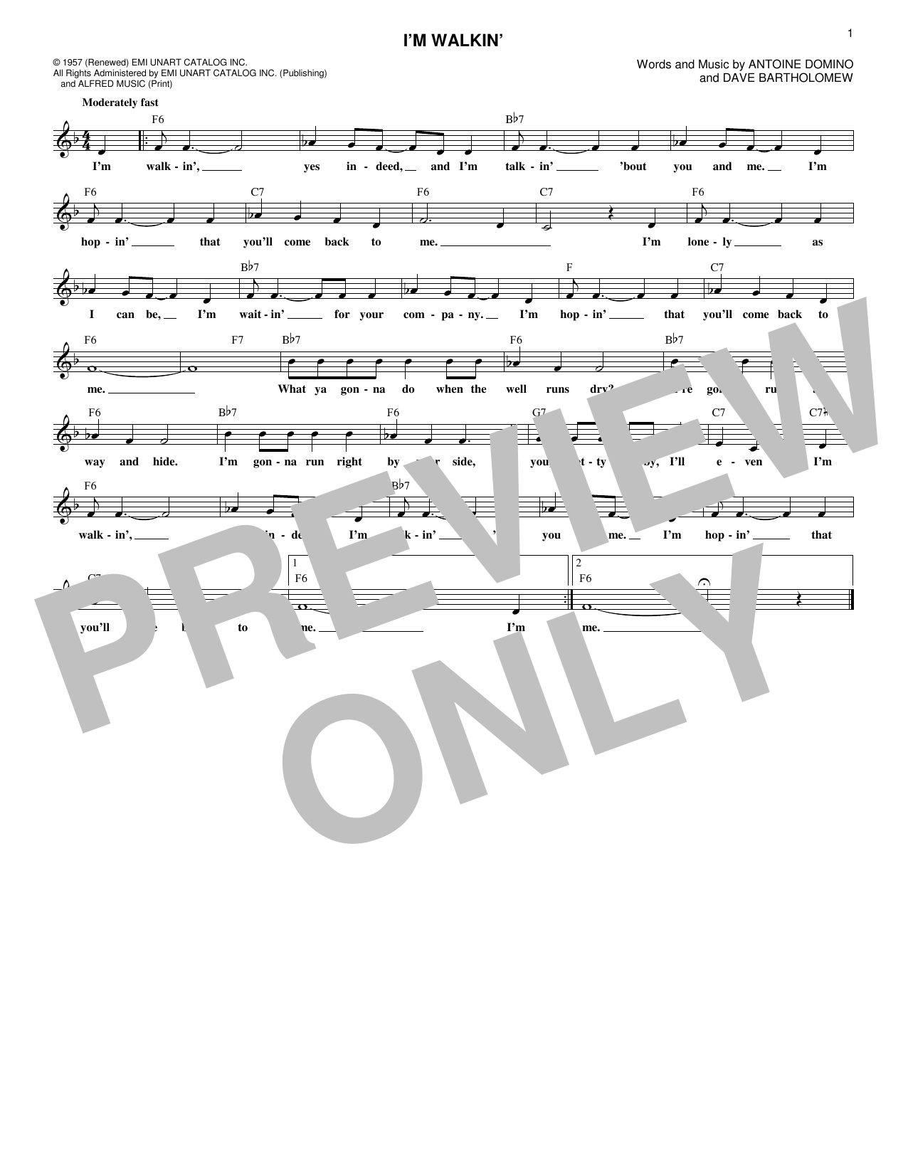 Product gallery: Page 1 of 1 I'm Walkin', Ricky Nelson