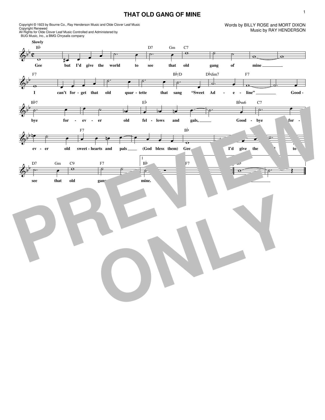 Produktbild zu: That Old Gang Of Mine