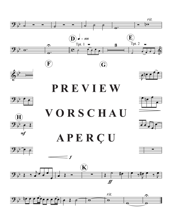 Produktgalerie: Seite 15 von 15 Prelude und Fuge in G-Moll  , , (2x Tromp in B, Horn/Pos, Pos)