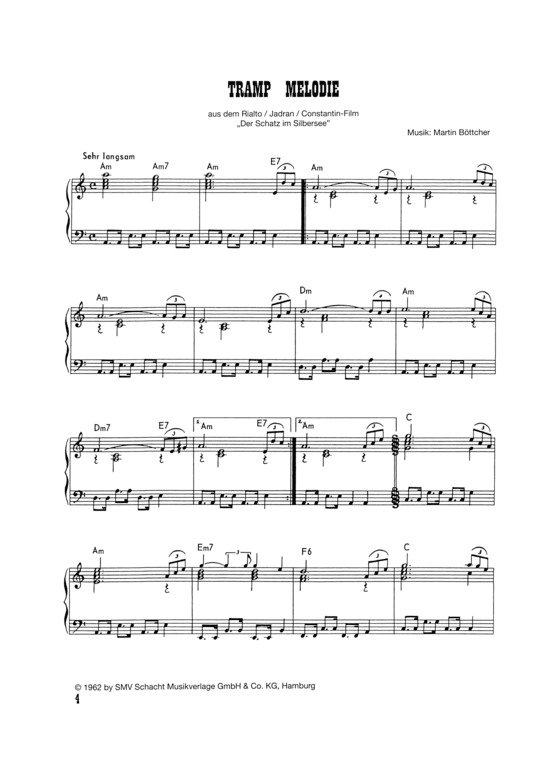 Product picture to: Tramp Melodie Martin Böttcher Orchester